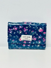 Cartera/billetera impermeable Sweet Candy, Estampado Liberty (tono azul oscuro)