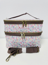 Nevera/Bolsa trmica Sweet&Candy  Estampado Liberty (Tono Rosa, Blanco y Amarillo)