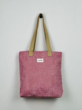 Bolsa Tote Bag en pana  La Matilda color rosa