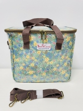 Nevera / Bolsa Trmica Sweet&Candy Grande, estampado Liberty  (Tonos Verdes, Amarillos y Rosas)