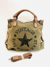 Bolso bandolera Vintage Star (GREEN)