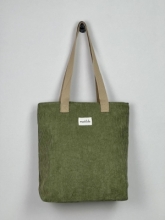 Bolsa Tote Bag en pana  La Matilda color verde